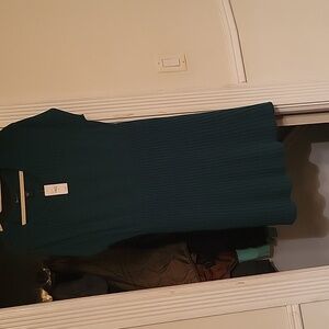 Lane Bryant Teal Sweater Dress Size 14/16. NWT